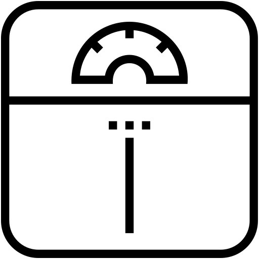 Weight scale Generic Detailed Outline icon