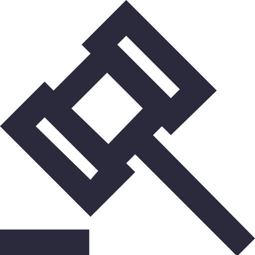 martillo de subasta Generic Basic Outline icono