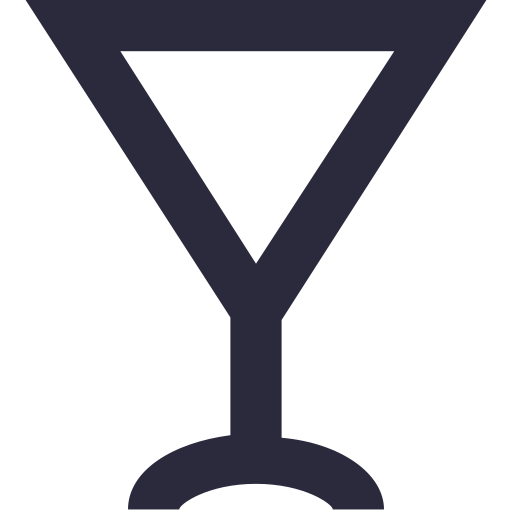 bicchiere da cocktail Generic Basic Outline icona