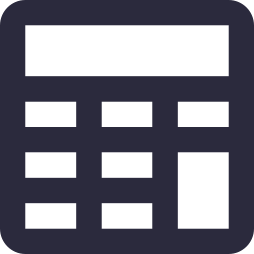 calcolatrice Generic Basic Outline icona