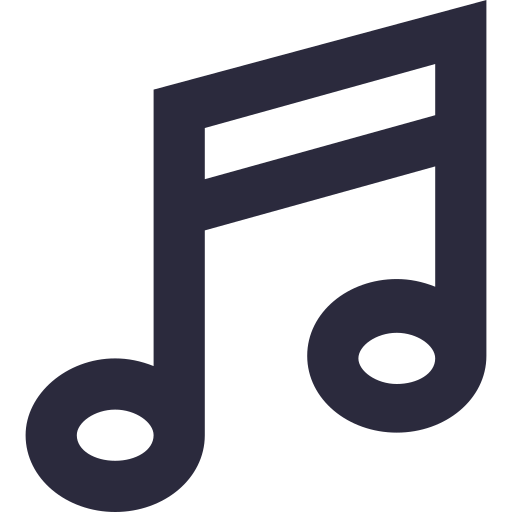 nota musical Generic Basic Outline icono