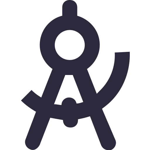 bussola da disegno Generic Basic Outline icona