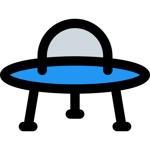 ufo Pixel Perfect Lineal Color icon