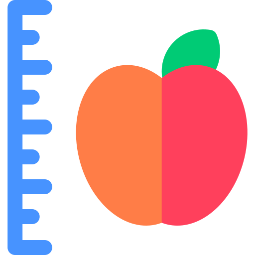 jabłko Basic Rounded Flat ikona