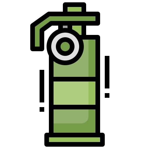 Grenade Surang Lineal Color icon