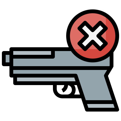Weapons not allowed Surang Lineal Color icon