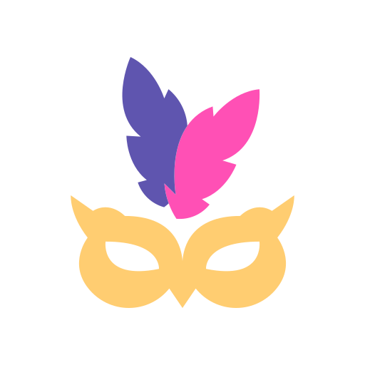 máscara de carnaval Good Ware Flat icono