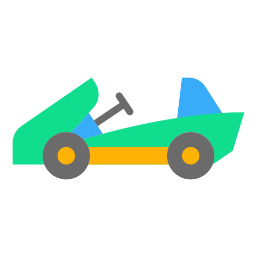 go kart Good Ware Flat icon