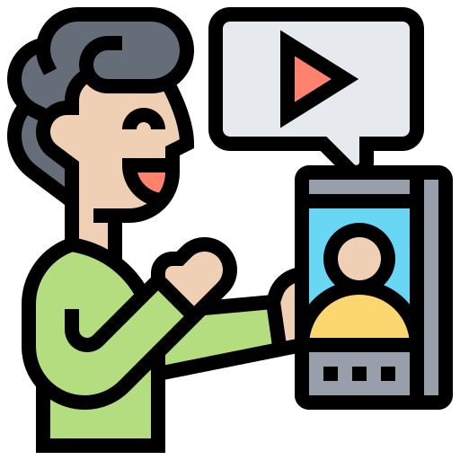 Video call Meticulous Lineal Color icon