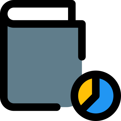 Pie chart Pixel Perfect Lineal Color icon