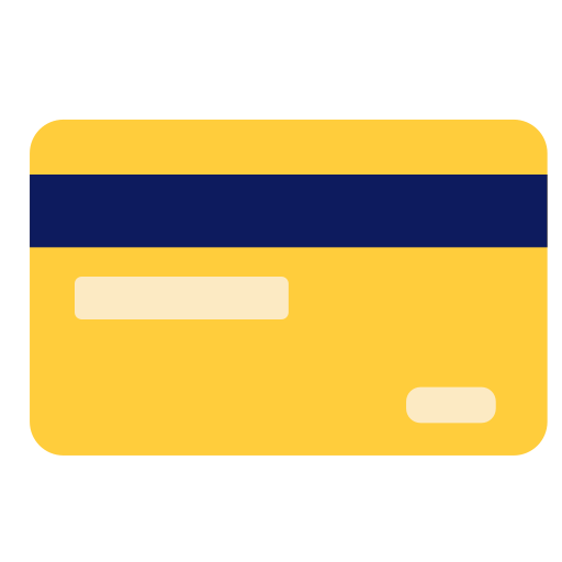 Credit card Good Ware Flat icon