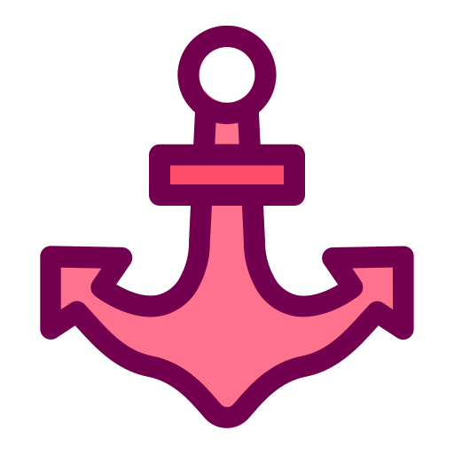 Anchor Generic Outline Color icon
