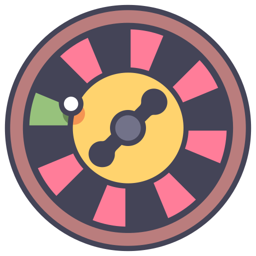 roue de roulette MaxIcons Lineal color Icône