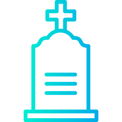 Tombstone Generic Gradient icon
