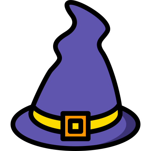 chapéu de bruxa Generic Outline Color Ícone