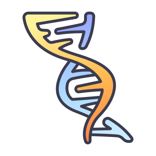 dna MaxIcons Lineal color Ícone