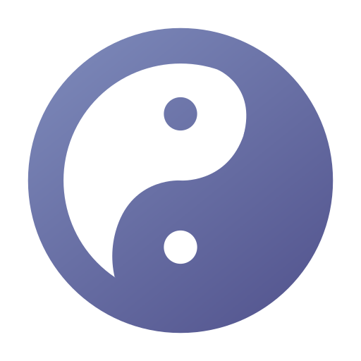 yin-yang MaxIcons Gradient icon