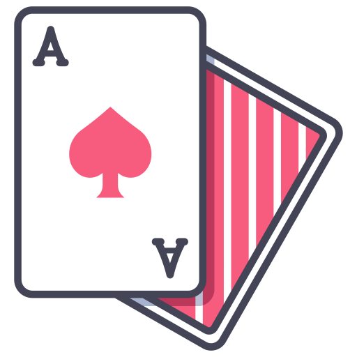Poker cards MaxIcons Lineal color icon