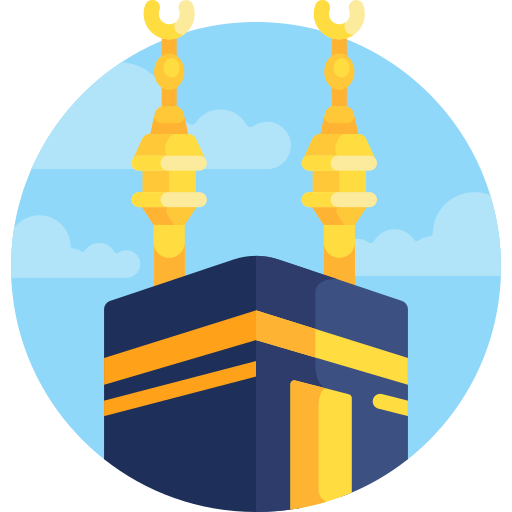 カーバ神殿 Detailed Flat Circular Flat icon