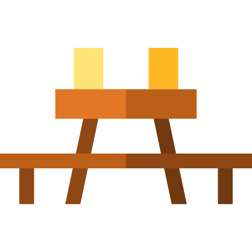 piknik Basic Straight Flat ikona
