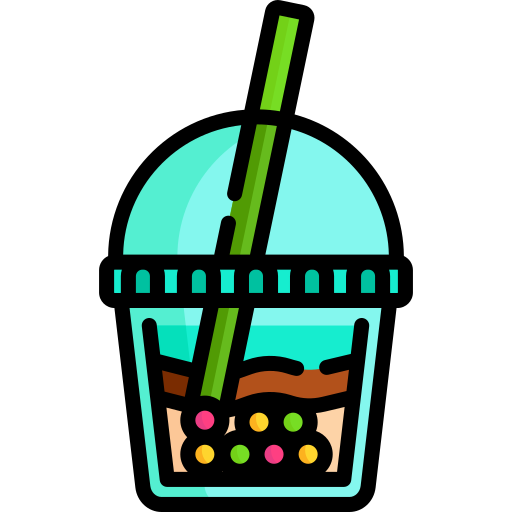 Пузырьковый чай Special Lineal color иконка