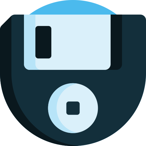 Floppy disk Detailed Flat Circular Flat icon