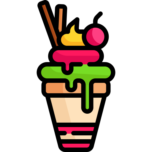 Ice cream cone Special Lineal color icon