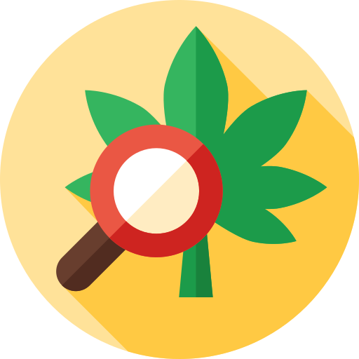 大麻 Flat Circular Flat icon