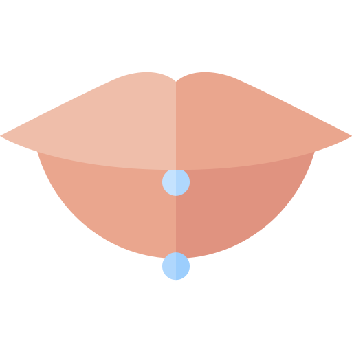 piercing Basic Straight Flat icon