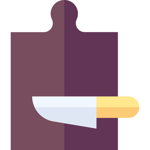 Chopping board Basic Straight Flat icon