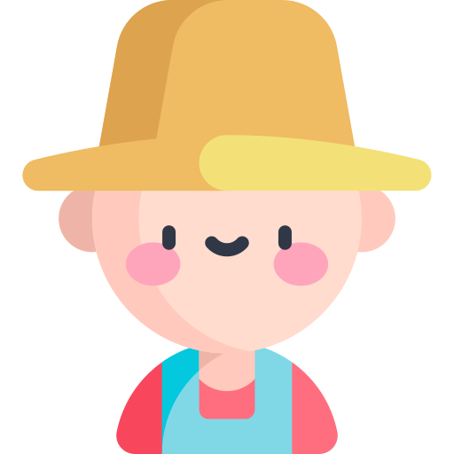 Gardener Kawaii Flat icon