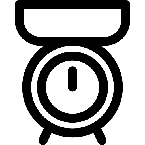 Weighing machine Basic Straight Lineal icon