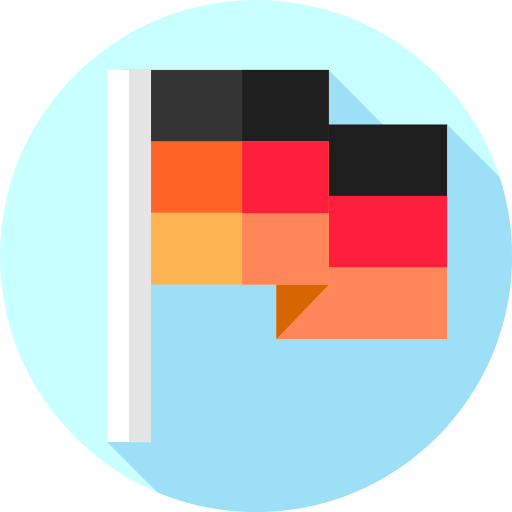 ドイツ Flat Circular Flat icon