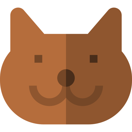 猫 Basic Straight Flat icon
