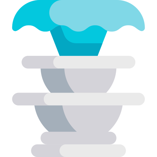 Fountain Kawaii Flat icon