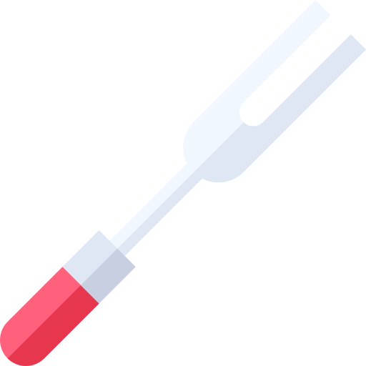 tenedor Basic Straight Flat icono