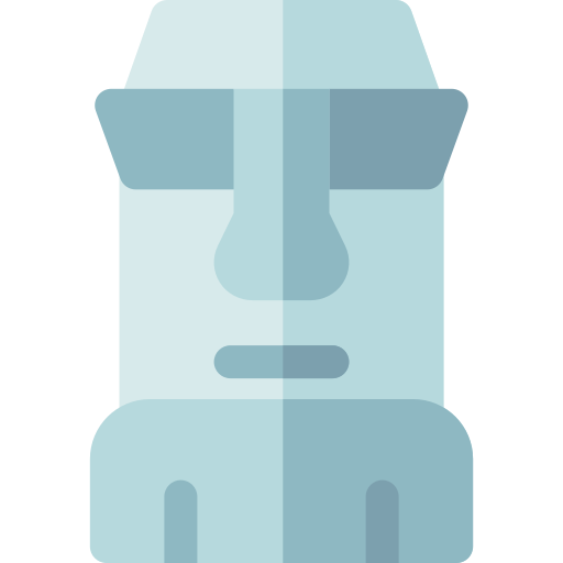 Easter Island Basic Rounded Flat icon