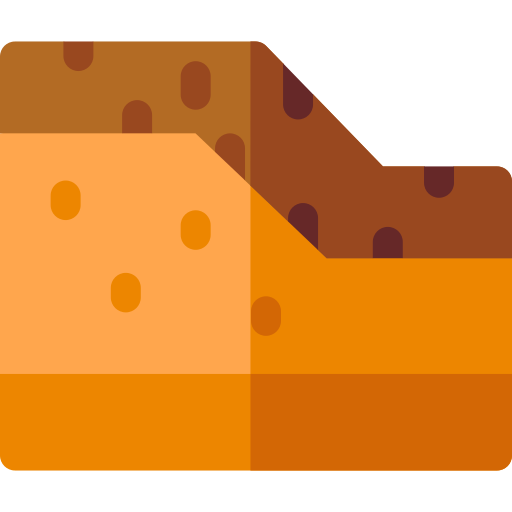 geología Basic Rounded Flat icono