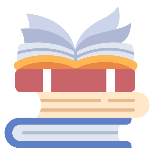 libros MaxIcons Flat icono