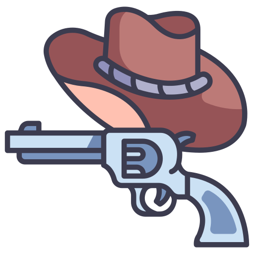 cowboy MaxIcons Lineal color icoon