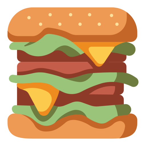 hamburger MaxIcons Flat icona