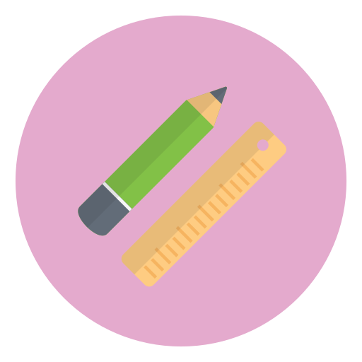 ołówek Vector Stall Flat ikona