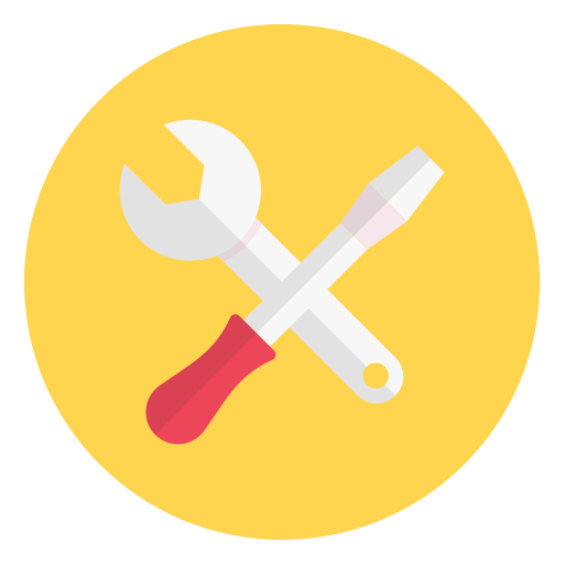 Wrench tool Vector Stall Flat icon