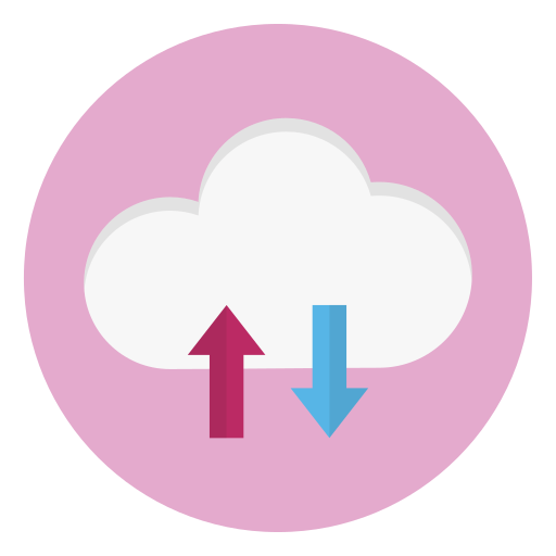 cloud computing Vector Stall Flat icona