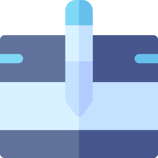 grafiktablet Basic Rounded Flat icon