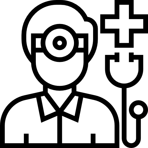 Doctor Meticulous Line icon