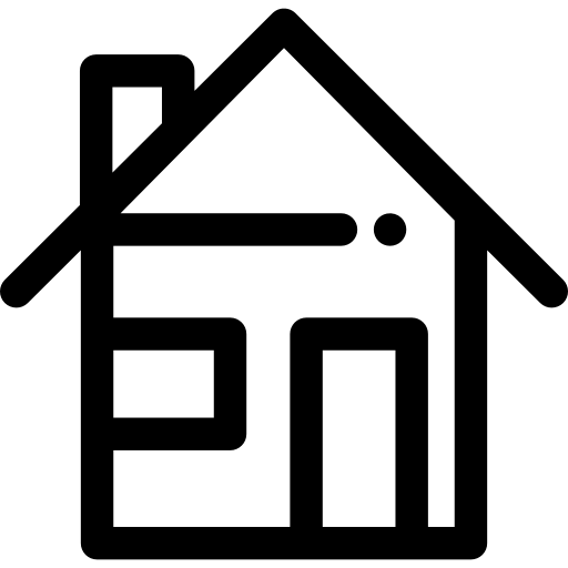 Недвижимость Detailed Rounded Lineal иконка