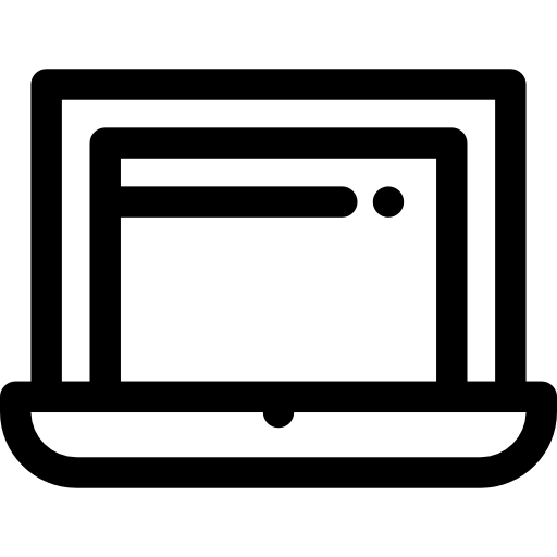 laptop-computer Detailed Rounded Lineal icon