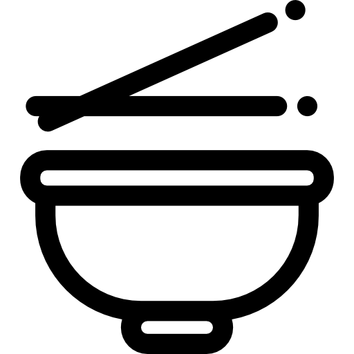 chinesisches essen Detailed Rounded Lineal icon