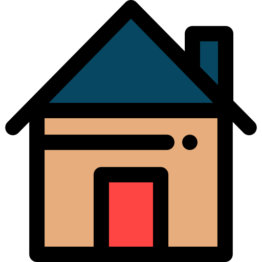 Real estate Detailed Rounded Lineal color icon
